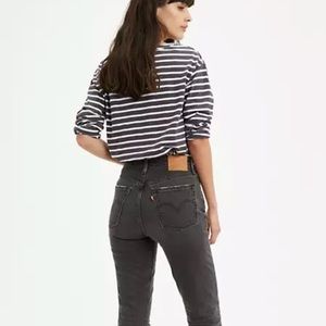 Levis Black 501 Skinny Jeans